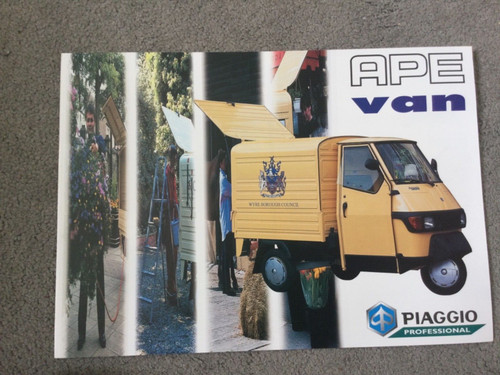 Piaggio ape van brochure - piaggio,