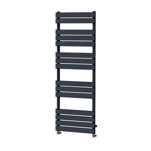 Black designer towel - towel, flat