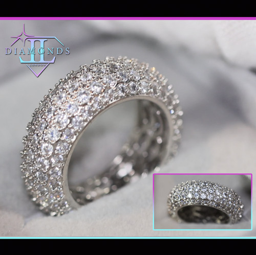 Simulated diamond ring mens - diamond,
