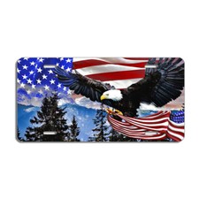 American Flag Eagle License