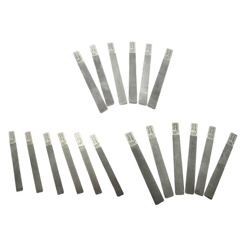 Guitar nut files - set, stainless