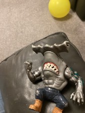 Vintage Mattel 1994 Street Sharks - Jab Hammerhead Metallic Action Figure