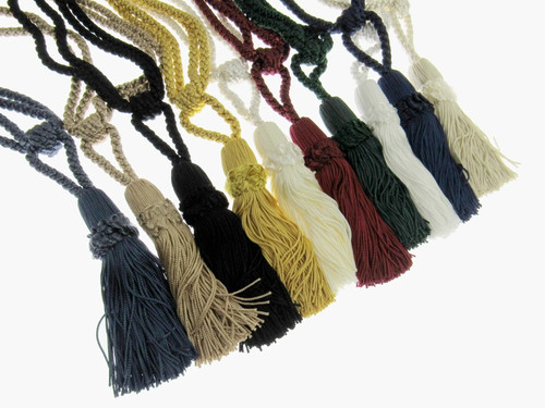 Pair curtain tie backs twisted - backs,