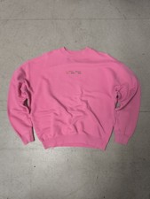 VTG United Colors Of Benetton Sweatshirt 1980s Medium Pink Made In Italy