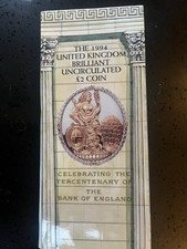 Brilliant Uncirculated 1994 £2 Coin Celebrating Tercentenary of Bank of England
