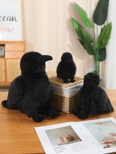 Realistic Crow Raven Plush –