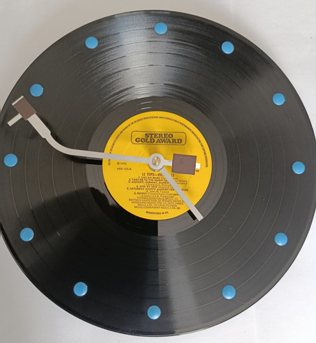 Vinyl record clock lp real - clock,