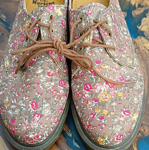 Martens 1461 floral canvas - dr,