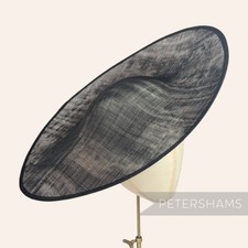 'Catherine' XL Sloped Sinamay