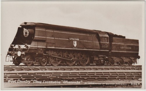 Railway postcard sr - rp,