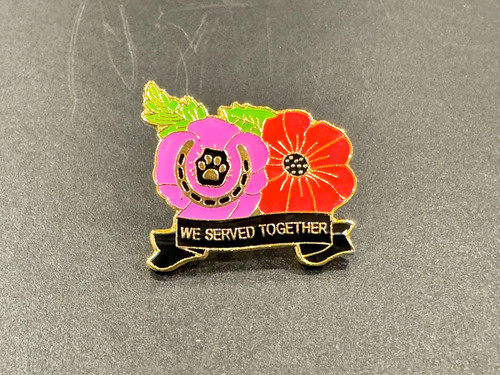 New purple red flower enamel - red,