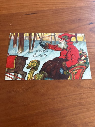 Antique christmas postcard - christmas,