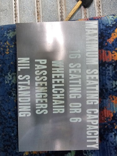 Mini bus seat display - bus,