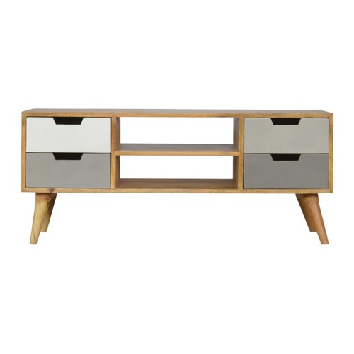 Hand painted grey open unit - painted,