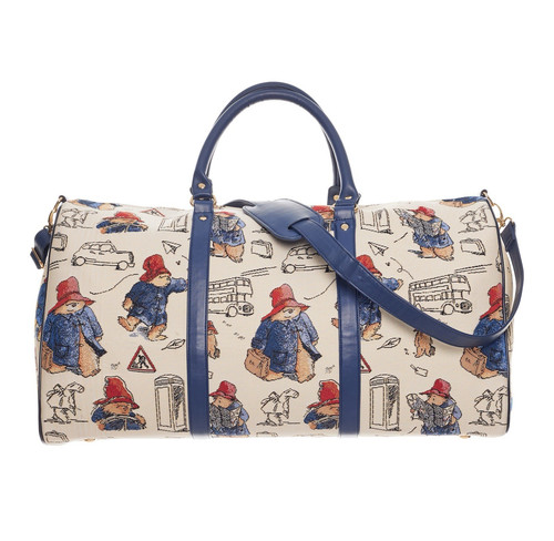 Beige blue character print - character,