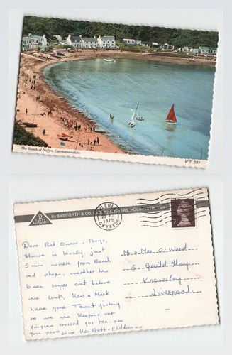 Postcard the beach - postcard,
