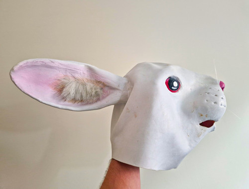 White latex full head - latex,