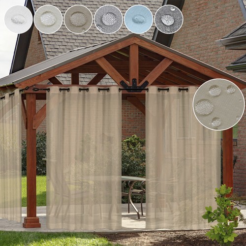 Patio waterproof voile - waterproof, sheer