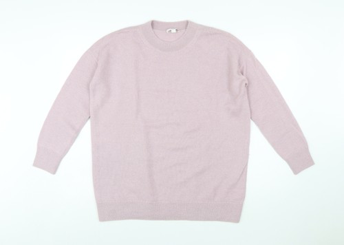 Cos women pink alpaca crew - women's,