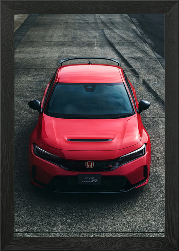 Red honda civic type - civic,