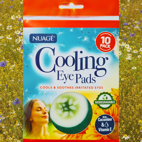 Cooling cucumber eye - pads, for