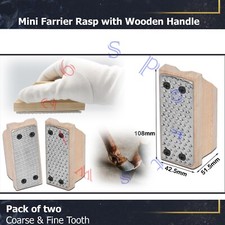 Mini Farrier Rasp with Wooden
