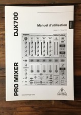 Behringer Pro Mixer DJX700 Mixer User / Owner Manual FRENCH *Original*