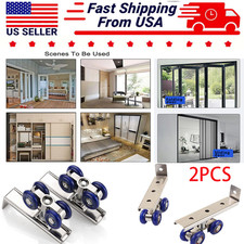 2PC Heavy-Duty Metal Sliding