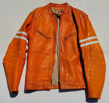 Vtg bates leather motorcycle - bates,