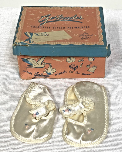 Vintage gertrudes satin floral - gertrudes,