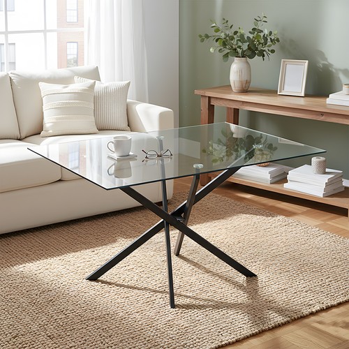 Tempered glass dining - dining, table