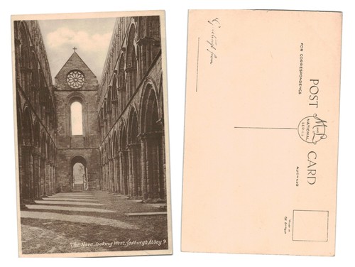 Vintage postcard the nave - vintage,