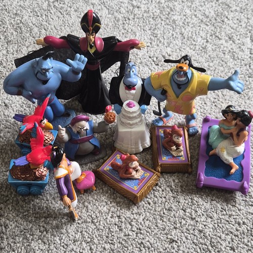 Vintage disney aladdin figures - aladdin,