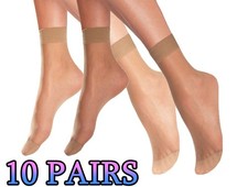 10 Pairs Women's Sheer Ankle