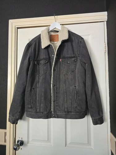 Levis big mens black denim - big,