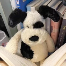 Jellycat black cream puppy - jellycat,