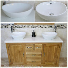 Solid Oak Bathroom Double