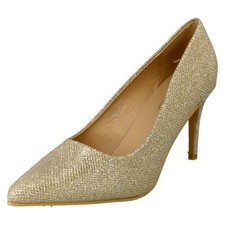 Ladies Spot On Wide Fit Court