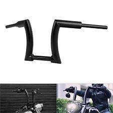 Black 12" Rise 2" Ape Hanger Handlebar Fit For Harley Dyna Street Bob FXDB 06–17