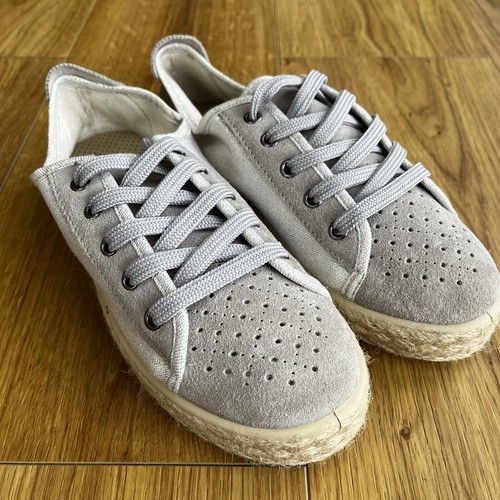 Riva grey silver leather - silver, lace