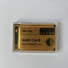PSION DACOM V34 + Fax Gold Card Multi-Function PC Card GSM & ISDN Ready