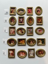 4 Dolls House Framed Miniature