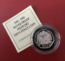 1992 - 1993 UK Piedfort Fifty