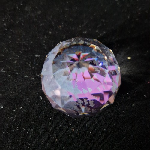 Vintage crystal golf ball - crystal,