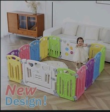 14 Panels Baby Playpen Kids