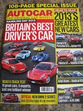 AUTOCAR MAGAZINE OCT 2013 BEST