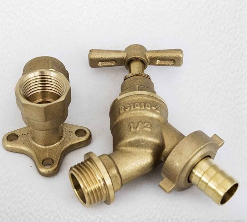 Garden bib tap with wall - garden,