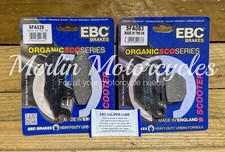 APRILIA RX / SX 125 4T 2018-2024 EBC COMPLETE BRAKE PAD SET inc EBC LUBE