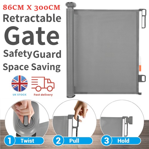 300cm retractable pet dog gate - 300cm,