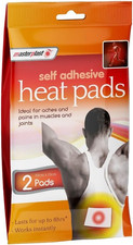 12 X Master Plast Self Adhesive Heat Pads, Lasts up to 8 Hours Each, 6 Packs of 